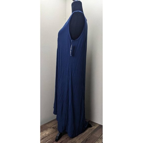 Style & Co Women's Petite Embroidered Knee-Length Tank Dress - Navy - PXL - Picture 3 of 7
